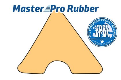 Rubber Pool Cushion Set Master Pro Rubber
