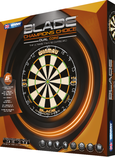 Steel Dartboard Winmau Blade 5 Champion Choice Dual Core