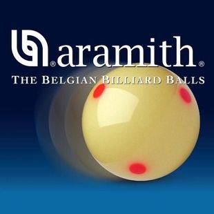 Super Aramith Pro-Cup Cue Ball, 6 Red Dots, 57.2mm